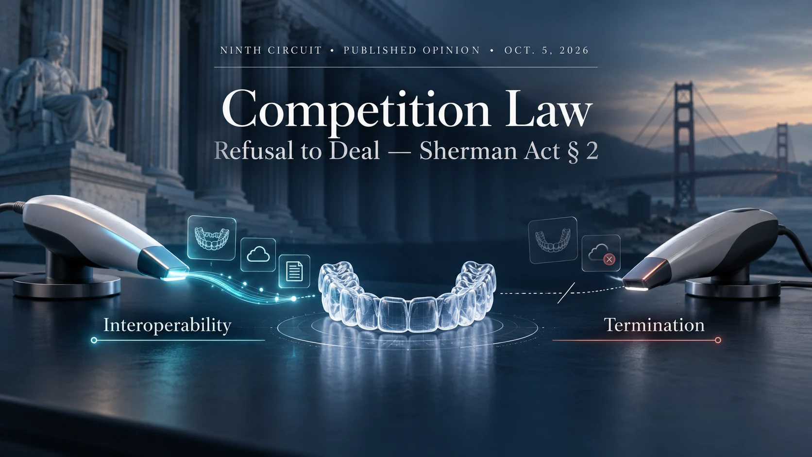 Ninth Circuit refusal-to-deal ruling involving dental scanner interoperability, clear aligners, and Sherman Act Section 2